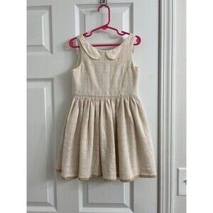 Pleiades Girls Size 6 Pink Tweed Vivian Collared Dress!
